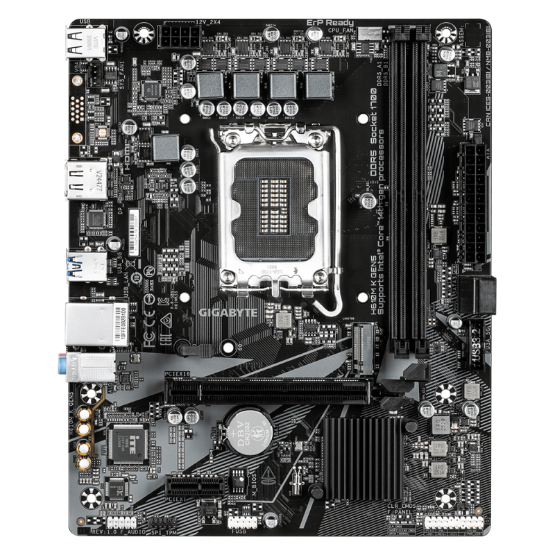 Motherboard Gigabyte H610M K GEN5 DDR5 1700 12va/13va/14vaGen